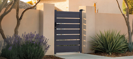 Poartă pietonală din aluminiu